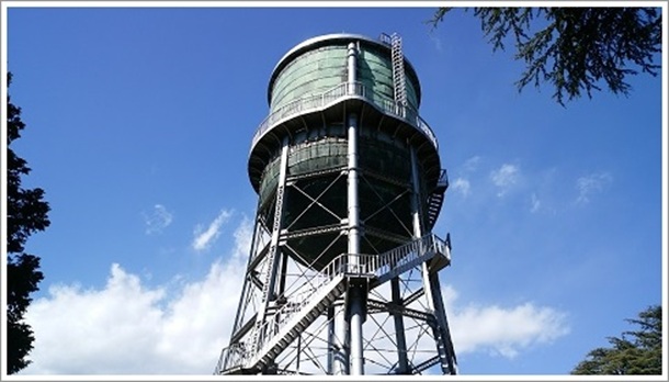 保存が決まった前橋水道タンク(配水塔)