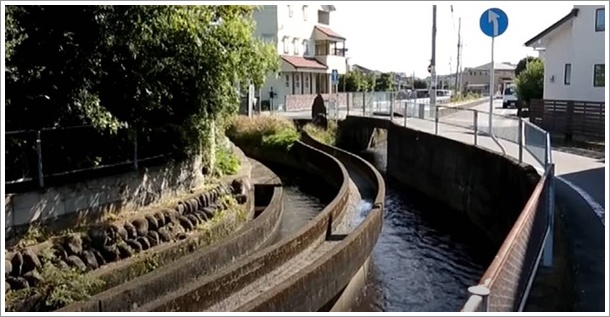 円筒分水平面図立体交差の分水