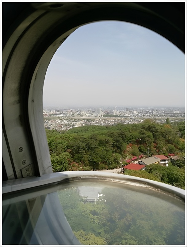 高崎白衣大観音9階の景色