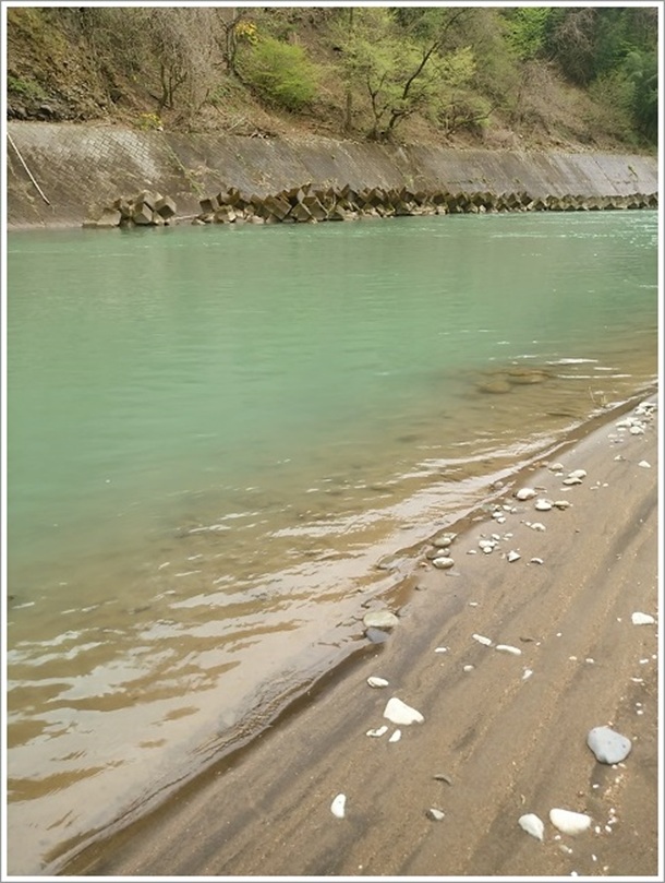 ���ɐ΂��������𗬂���Ȑ�