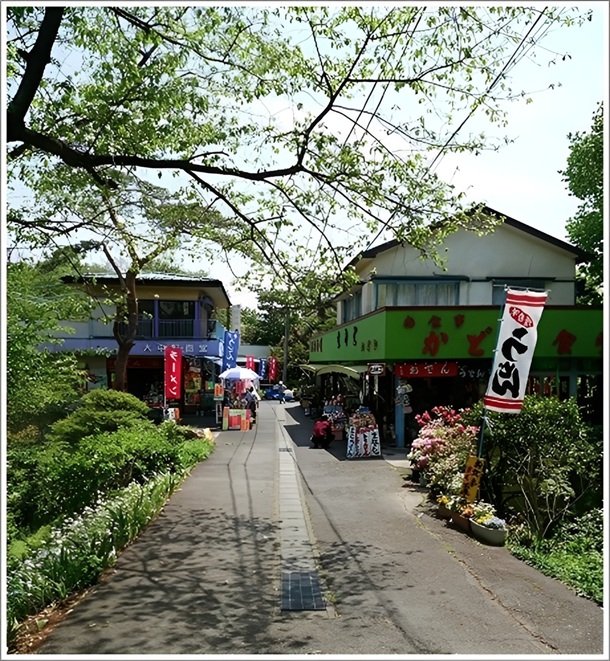 参道のお土産屋さんです