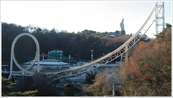 宙返りコースターとカッパピア