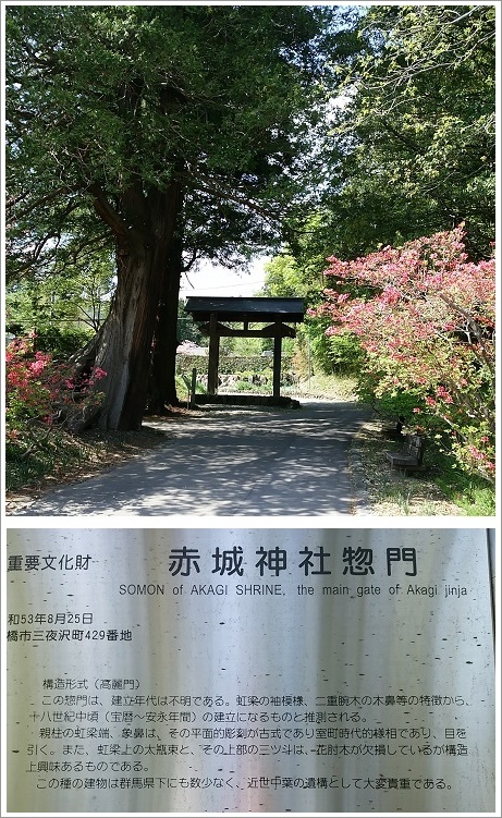 三夜沢赤城神社惣門