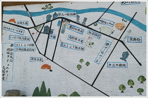 地元の手書き地図